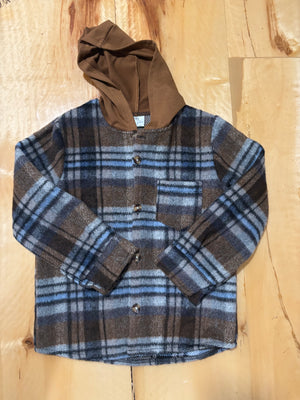 Open image in slideshow, Boys Wool Button up jacket
